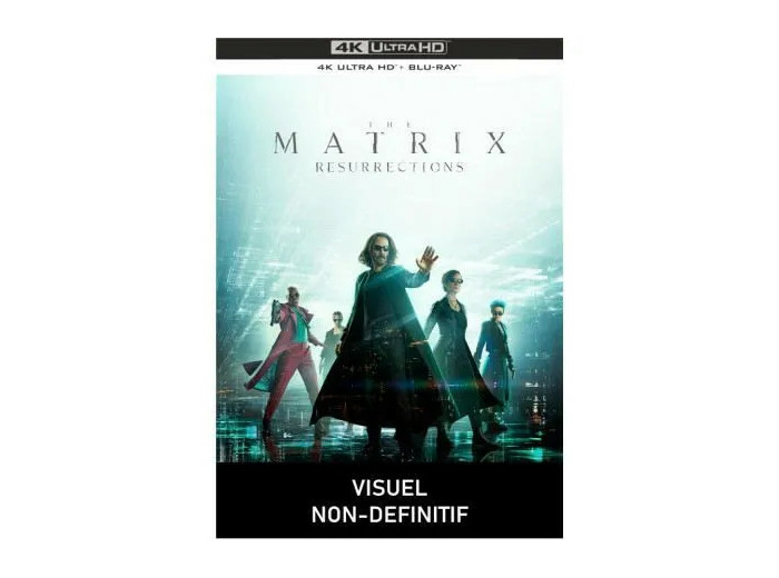 Livre Matrix Resurrections - 4K Ultra HD + Blu - ray - Édition boîtier SteelBook