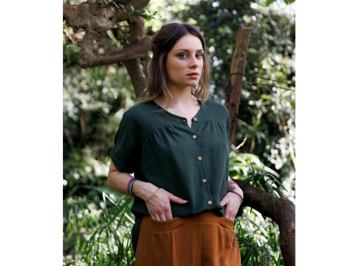 Singulière par Cousette – Patron Couture Blouse Femme "Catherinette" du XS au XL