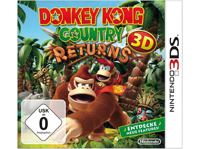 Jeu 3DS Donkey Kong Country Returns 3D