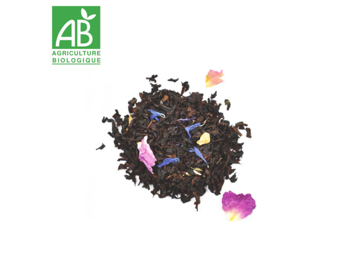 Thé Noir Fruits Rouges et Rose - 100g