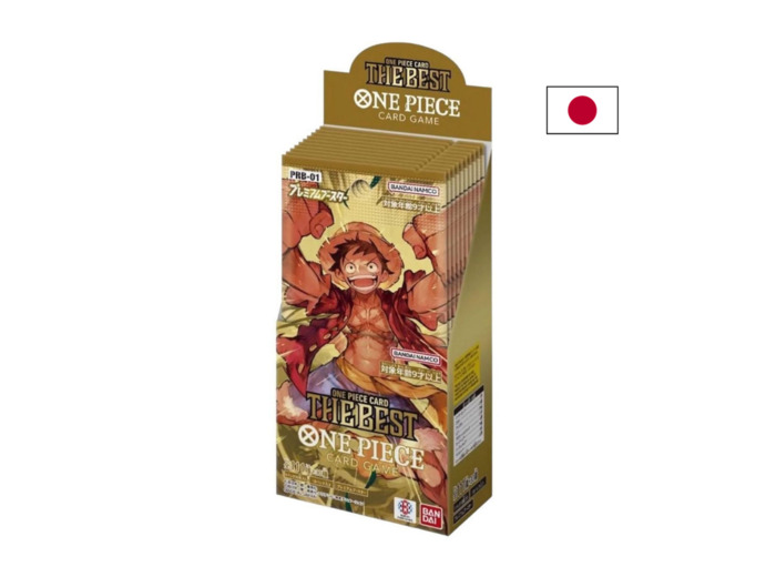 Display One Piece Card Game PRB-01 The Best Japonais