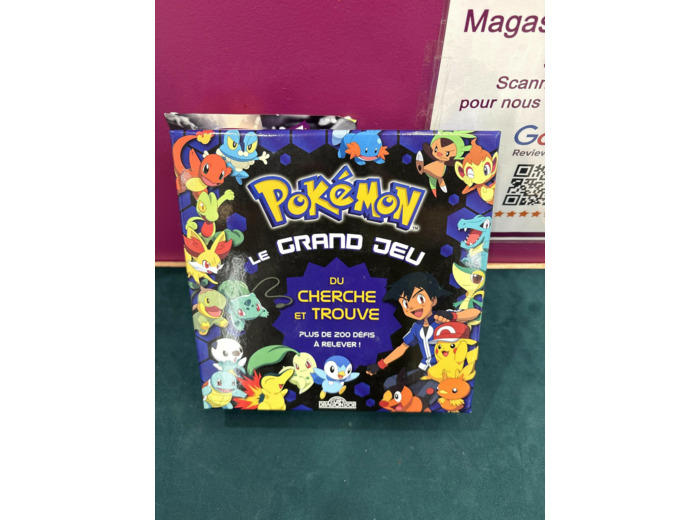 Jeu Les Pokémon - avec 200 cartes et 10 planches : Pokémon - Le grand jeu du Cherche et Trouve