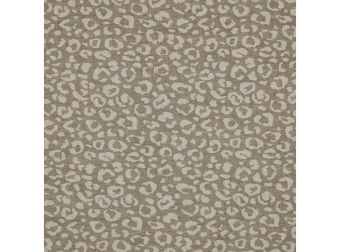 Sélection Coup de coudre - Tissu Double Gaze Motif Jacquard Léopard Couleur Taupe