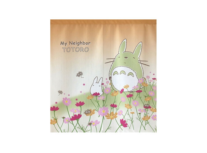 Mon voisin Totoro - Rideau japonais Fleurs 90 x 85 cm