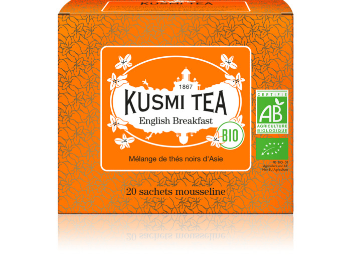 Thés Natures Noirs English Breakfast Bio - Etui 20 sachets mousseline - 40gr