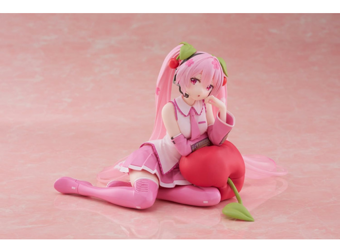 [figurine] Sakura Miku Desktop Cute Figure (Cherry Cushion Ver.)