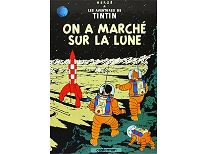 Livre Les Aventures de Tintin, Tome 17 : On a marché sur la Lune
