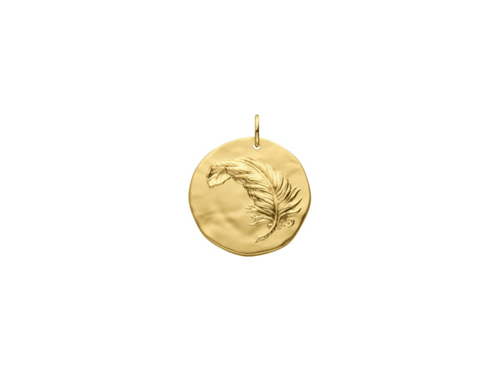 Médaille Arthus Bertrand en vermeil sablé, 25mm