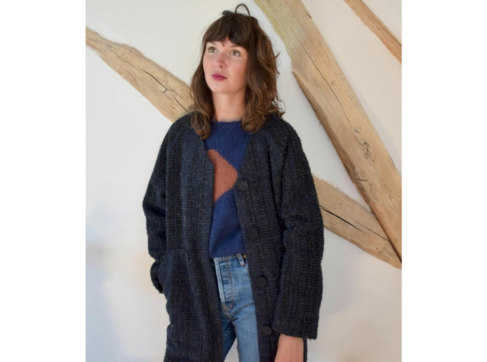 Singulière par Cousette – Patron Couture Manteau "Abstrette" du XS au XXXL