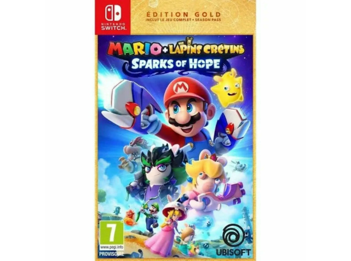 Mario + The Lapins crétins : Sparks of Hope : Edition Gold Switch