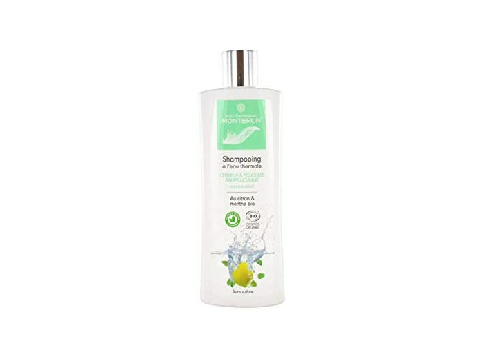 Montbrun Shampoing à l'Eau Thermale Cheveux A Pellicules Antipelliculaire Bio 250 ml