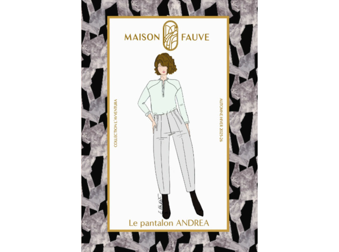 Maison Fauve - Patron Couture Femme Pantalon "Andrea" du 34 au 52