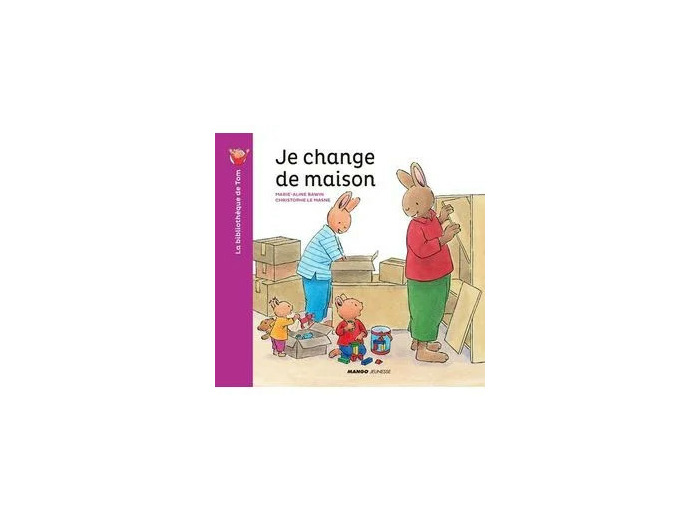 Livre La Bibliothèque De Tom - Je Change De Maison