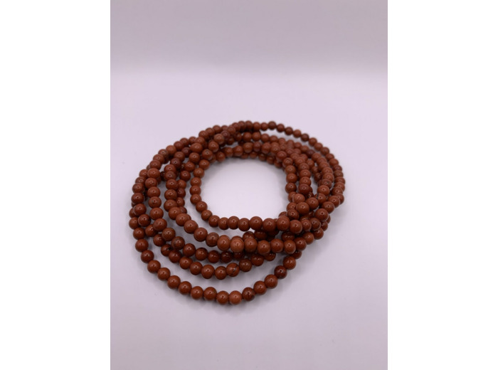 Bracelet jaspe rouge