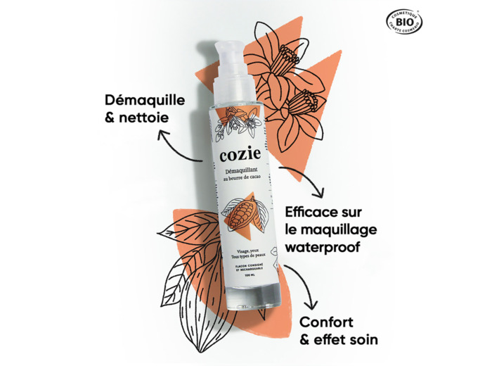 Démaquillant au beurre de cacao