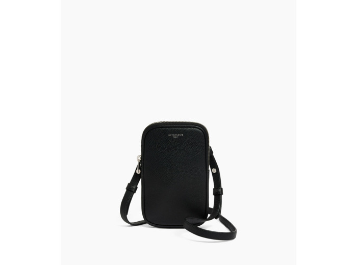 Etui téléphone en cuir grainé