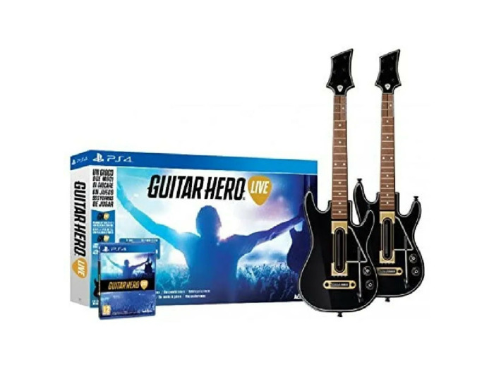 JEU Ps4 Guitar Hero Live Bundle avec 2 guitares