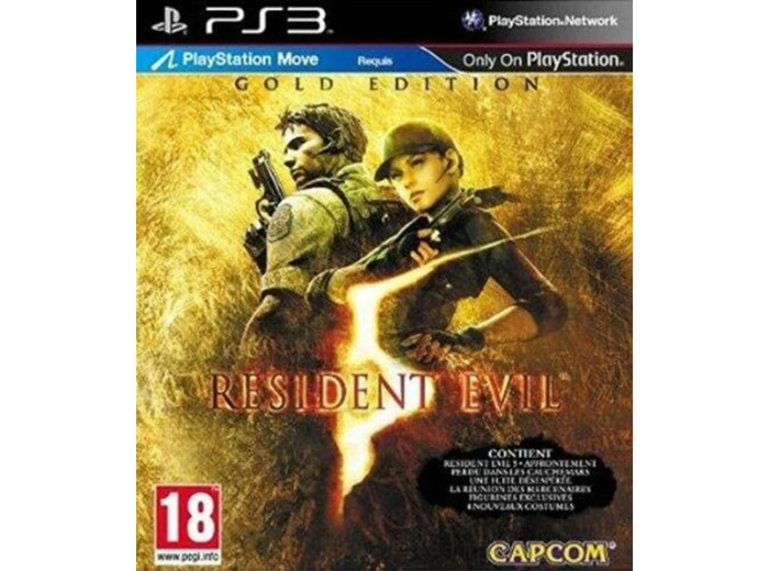 Jeu PS3 Resident Evil 5 : Gold Edition - Move Compatible