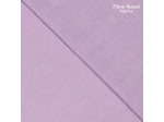Fibre Mood - Tissu Jacquard Rayures en Viscose et Lin "Malia" Uni Violet - coupon 1,4 m