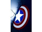 3D Light FX- Marvel Applique Murale du Bouclier de Captain America Décoration - 3D Light FX-