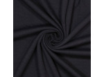 Sélection Coup de Coudre - Tissu Maille Jacquard en Coton Texturé Uni Couleur Noir