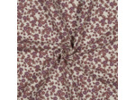 Poppy - Tissu Flanelle de Coton Fleurs Vintage Rose