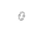 Bague Murat Café Lumière en argent rhodié et oxyde de zirconium