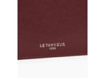 Porte cartes zippé Albertine en cuir lisse