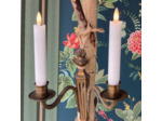 Bougie Chandelle Led H 15 cm en cire