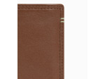 Grand portefeuille vertical zippé 2 volets Martin en cuir lisse