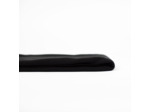 See You at Six - Tissu Jersey Bord-Cotes Épais Uni Couleur Noir