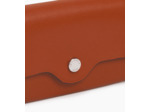 Porte monnaie Sans couture en cuir lisse