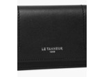 Petit porte cartes à rabat Louison en cuir lisse