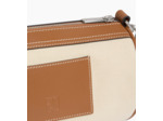 Mini sac bandoulière Maurice en toile coton et cuir lisse semi-végétal