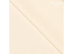 Fibre Mood - Tissu Aspect Tencel en Viscose Melangé  "Dallas" Uni Couleur Blanc Cassé - coupon 3 m