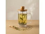 THÉIÈRE À PISTON EN VERRE 350ML