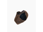 Petit sac hobo Juliette en cuir refente de velours embossé crocodile