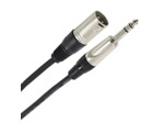 Câble XLR Mâle 3b - Jack Mâle Stéréo 3m Easy