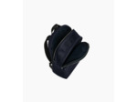 Sac à dos zippé Basile en toile nylon et cuir lisse
