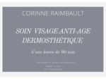 Carte cadeau soin visage anti-âge dermosthétique