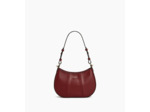 Petit sac demi-lune Juliette en cuir grainé
