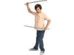 [REPLIQUE] Demon Slayer - Inosuke Lot d'épées doubles 66 cm de long