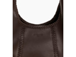 Petit sac à main Juliette en cuir lisse et surpiqûres
