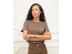 t-shirt Léona motif coeur léopard