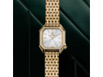 Montre March LA.B LADY MANSART ELECTRIQUE 26 MM - CONTINENTAL - Acier Poli Brossé 9 Maillons Doré