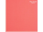 Fibre Mood - Tissu Jersey Bord-Cotes Uni Couleur Rouge Pale