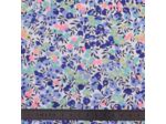 Liberty London - Tissu Tana Lawn Coton Wiltshire Bleu et Rose Fluo