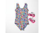 Sélection Coup de Coudre - Tissu Maille Maillot de Bain Imprimé Fruits Tropicaux