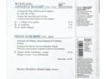 Cd Wolfgang Amadeus Mozart - Sonata For 2 Pianos In D Major, K. 448 / Fantasia For Piano, 4 Hands In F Minor, Op.103, D 940