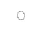 Bague Murat Café Lumière en argent rhodié et oxyde de zirconium
